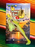 3/4oz Spinnerbait - Chartreuse & White